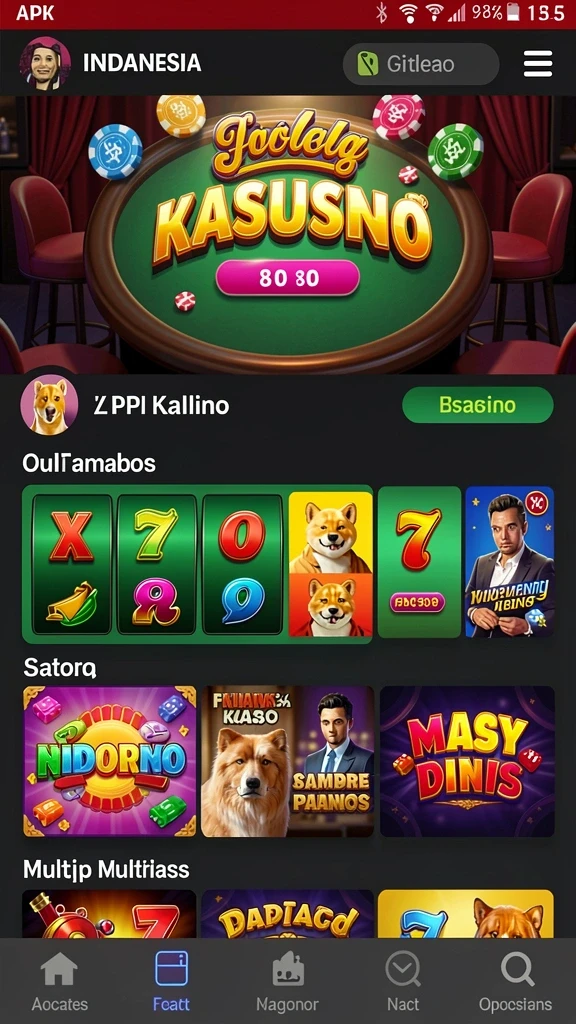 luckyrp - Tampilan antarmuka yang sederhana dan mudah dipahami.