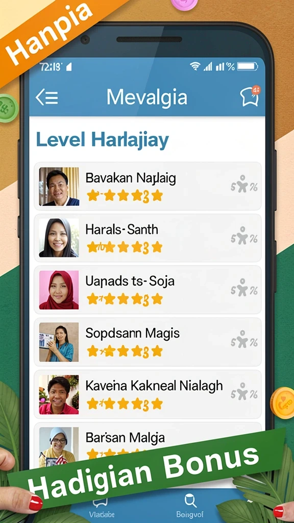 luckyrp - Fitur sosial untuk berteman dan bersaing dengan pemain lain.