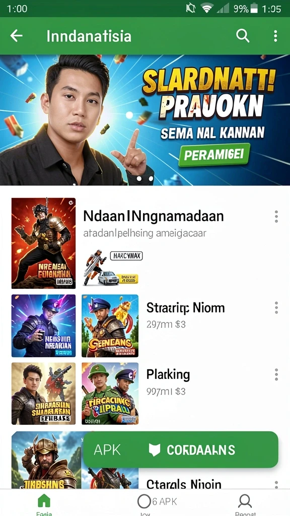 paus123 - Tampilan awal yang memikat dan mudah dinavigasi.