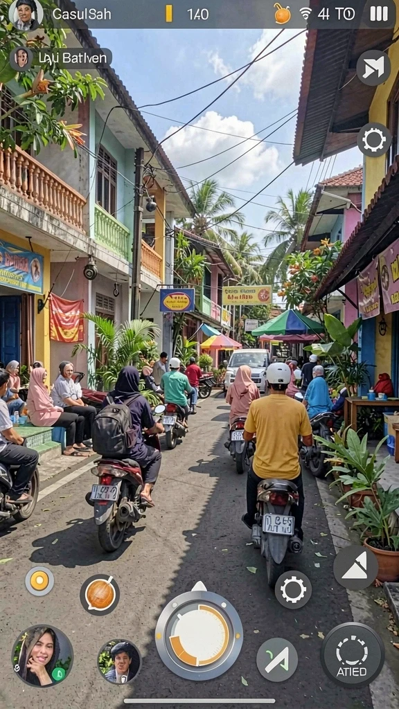 putarmega - Tampilan level yang menawan dan penuh warna.