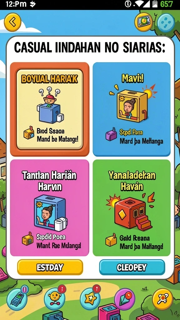 sr777 - Menu utama yang intuitif dan mudah dinavigasi.